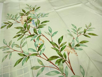 平和屋着物●訪問着　南天文　暈し染め　正絹　逸品　CABJ6471ut