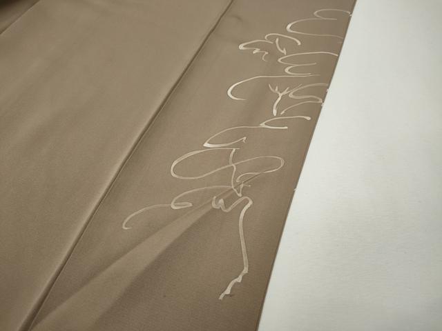 平和屋着物●訪問着　作家物　ろうけつ染め　風景草花文　正絹　逸品　CABJ6472ut