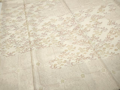 平和屋着物●訪問着　エ霞舞花文　正絹　逸品　CABJ6479ut