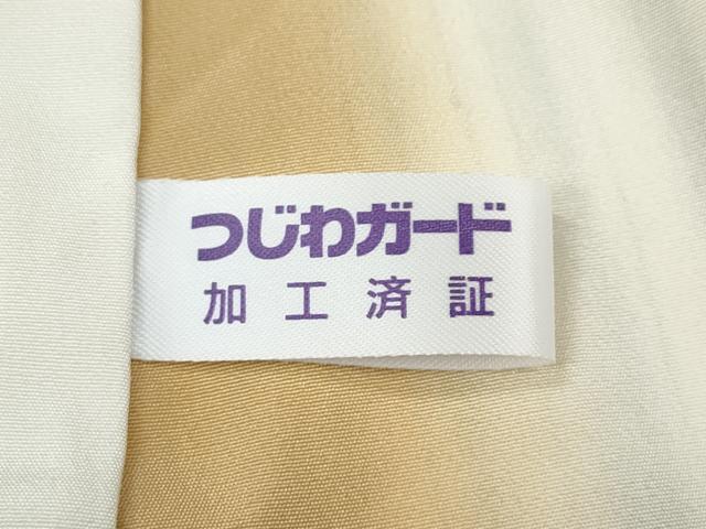 平和屋着物●訪問着　駒刺繍　縞　吉祥文　金銀彩　正絹　逸品　CABJ6482ut