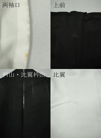 平和屋着物●豪華黒留袖　作家物　鴛鴦花文　暈し染め　金彩　正絹　逸品　CABJ6486ut