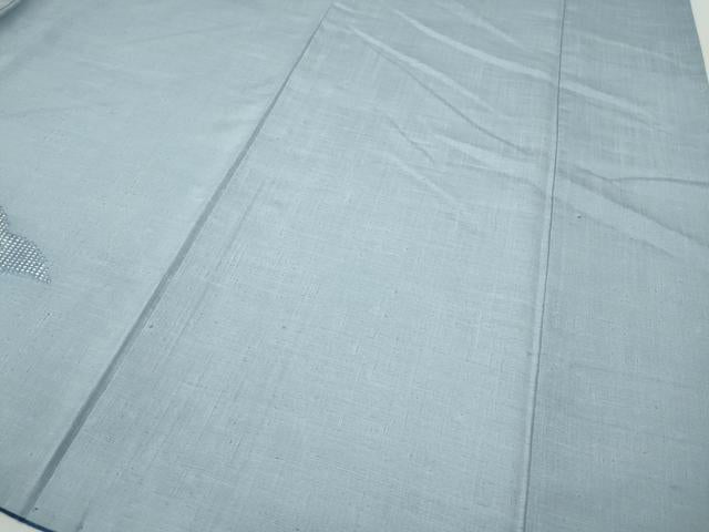 平和屋着物●中国三大刺繍　スワトウ刺繍　訪問着　紬地　雲重ね笹竹文　正絹　逸品　CABJ6489ut
