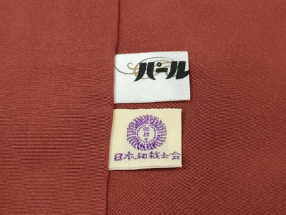 平和屋着物●本場大島紬　7マルキ　立涌文　正絹　逸品　未使用　CABJ6497ut