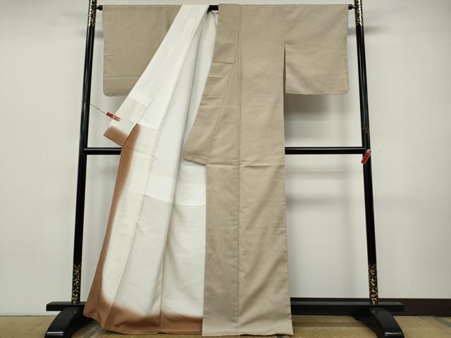 平和屋着物●上質な紬　縞　正絹　逸品　未使用　CABJ6501ut