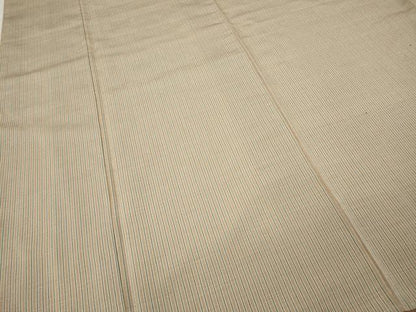 平和屋着物●上質な紬　縞　正絹　逸品　未使用　CABJ6501ut