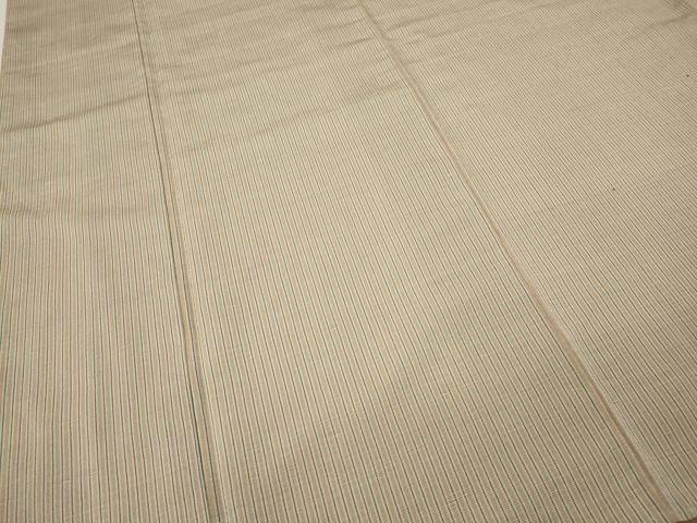 平和屋着物●上質な紬　縞　正絹　逸品　未使用　CABJ6501ut