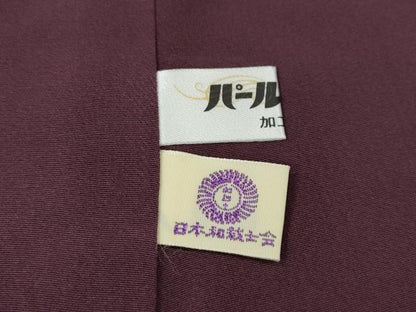 平和屋着物●上質な小紋　横段霞文　正絹　逸品　未使用　CABJ6504ut