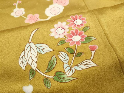 平和屋着物●訪問着　草花丸文　正絹　逸品　CABJ6510ut