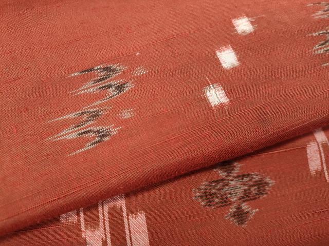 平和屋着物●本場琉球紬　正絹　逸品　CABJ6511ut