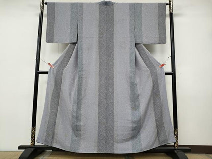 平和屋着物●上質な小紋　舞花間道　正絹　逸品　CABJ6512ut