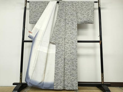 平和屋着物●大島紬　笹文　証紙付き　正絹　逸品　CABJ6514ut