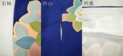 平和屋着物●豪華振袖　友禅　作家物　枝花文　正絹　逸品　CABJ6519ut