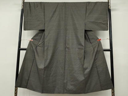 平和屋着物●男性　本場大島紬　亀甲柄　正絹　逸品　CABJ6524ut