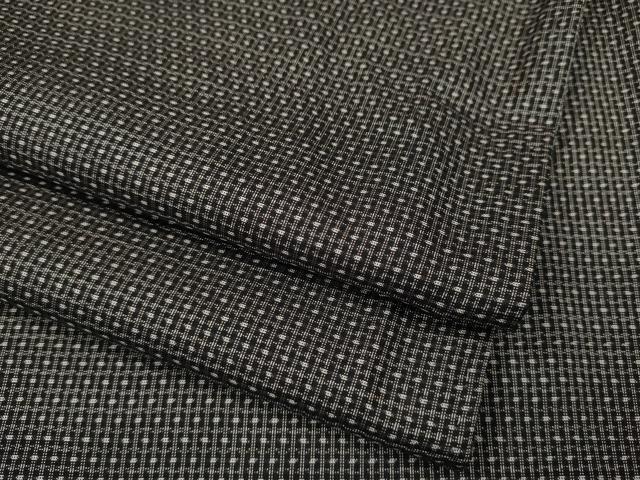 平和屋着物●男性　本場大島紬　亀甲柄　正絹　逸品　CABJ6524ut