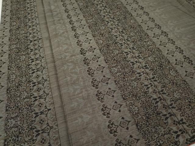 平和屋着物●本場大島紬　吉祥花間道　正絹　逸品　CABJ6526ut