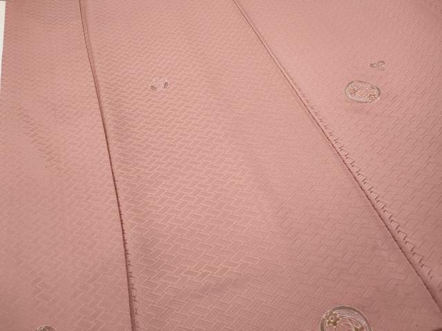 平和屋着物●友禅作家の巨匠　浅井青仁　小紋　花丸文　金彩　正絹　逸品　CABJ6530ut