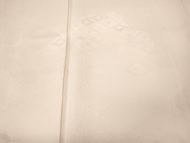 平和屋着物●無地絵羽訪問着　道長七宝青海波地紋　桜色　正絹　逸品　CABJ6531ut