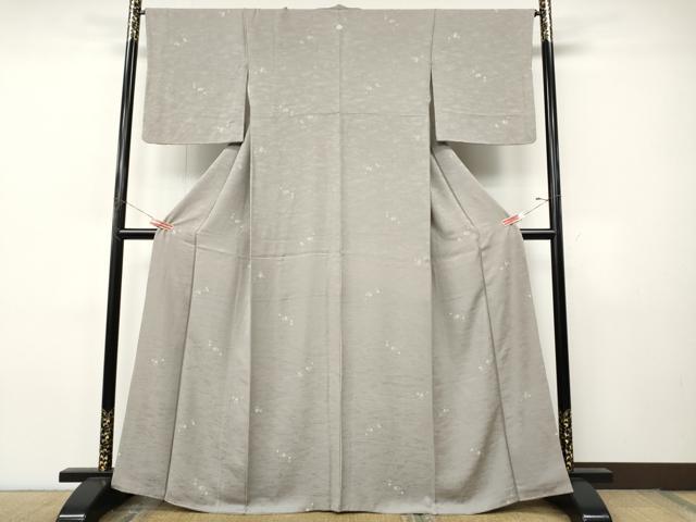 平和屋着物●上質な小紋　箔散らし　正絹　逸品　CABJ6534ut