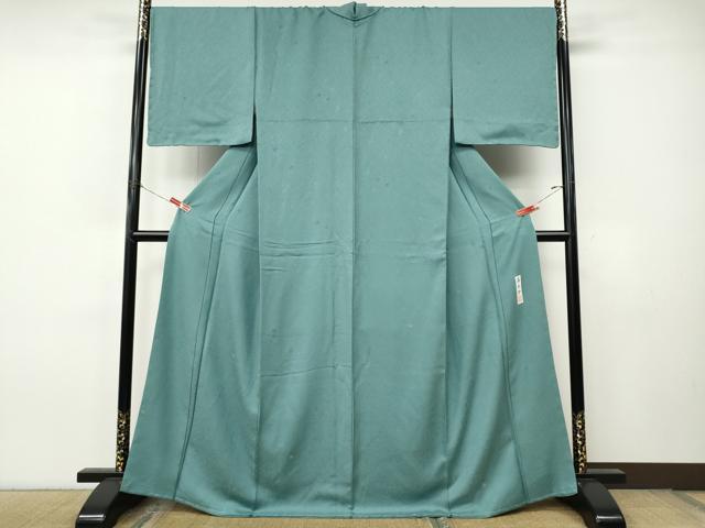 平和屋着物●上質な小紋　作家物　舞花文　正絹　逸品　CABJ6535ut