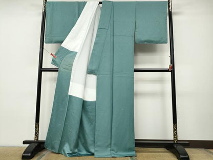 平和屋着物●上質な小紋　作家物　舞花文　正絹　逸品　CABJ6535ut