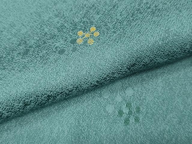 平和屋着物●上質な小紋　作家物　舞花文　正絹　逸品　CABJ6535ut
