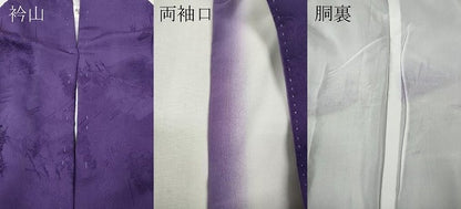 平和屋着物●訪問着　霞文　風景草木地紋　暈し染め　正絹　逸品　CABJ6536ut