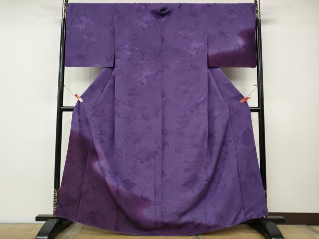 平和屋着物●訪問着　霞文　風景草木地紋　暈し染め　正絹　逸品　CABJ6536ut