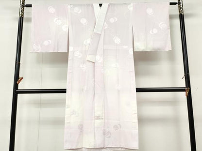 平和屋着物●長襦袢　無双仕立て　花鞠地紋　暈し染め　正絹　逸品　CABJ6538ut
