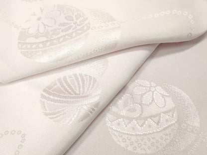 平和屋着物●長襦袢　無双仕立て　花鞠地紋　暈し染め　正絹　逸品　CABJ6538ut