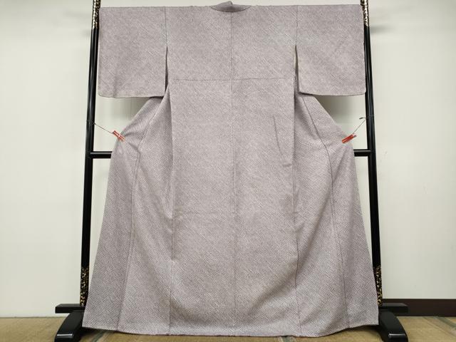 平和屋着物●大変加工の良い総絞り小紋　正絹　逸品　CABJ6545ut