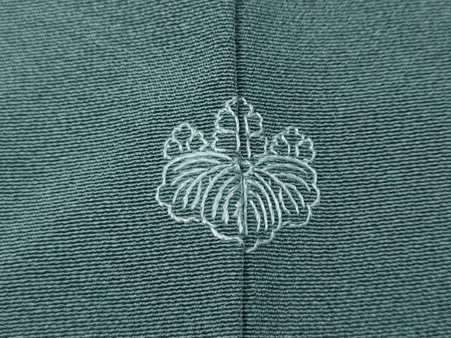 平和屋着物●訪問着　刺繍　松葉文　暈し染め　金彩　正絹　逸品　CABJ6546ut