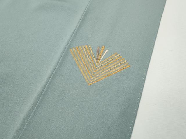 平和屋着物●訪問着　刺繍　松葉文　暈し染め　金彩　正絹　逸品　CABJ6546ut