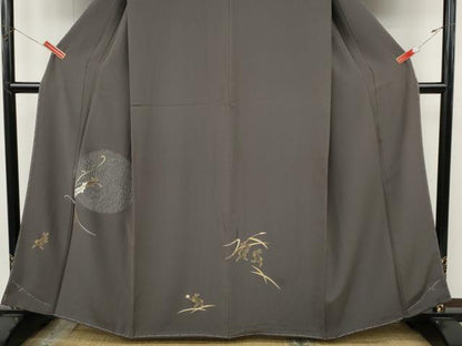 平和屋着物●訪問着　兎　金彩　正絹　逸品　未使用　CABJ6547ut