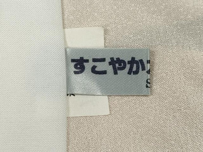 平和屋着物●豪華振袖　駒刺繍　枝花鞠文　暈し染め　黒地　銀通し地　正絹　逸品　CABJ6550ut