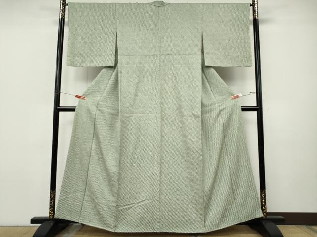 平和屋着物●大変加工の良い総絞り小紋　正絹　逸品　未使用　CABJ6566ut