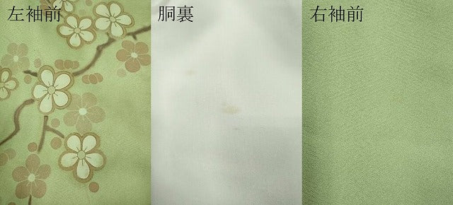 平和屋着物●訪問着　駒刺繍　枝花文　金彩　正絹　逸品　未使用　CABJ6567ut