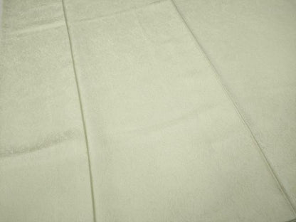 平和屋着物●上質な色無地　墨流し地紋　鳥の子色　正絹　逸品　CABJ6576ut