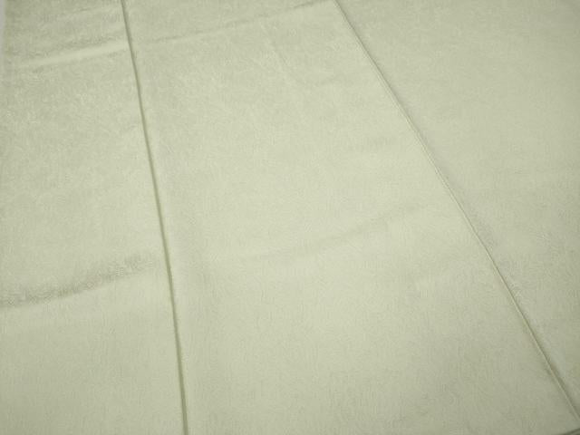 平和屋着物●上質な色無地　墨流し地紋　鳥の子色　正絹　逸品　CABJ6576ut