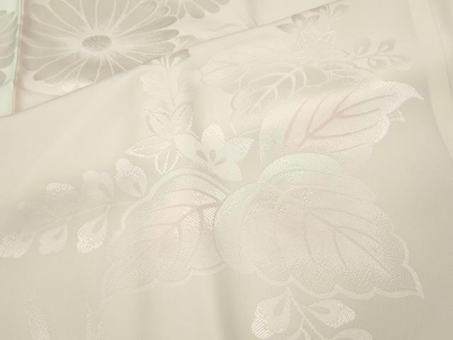 平和屋着物●振袖用長襦袢 袷 立涌舞花地紋 暈し染め 正絹 逸品 CABJ6580ut