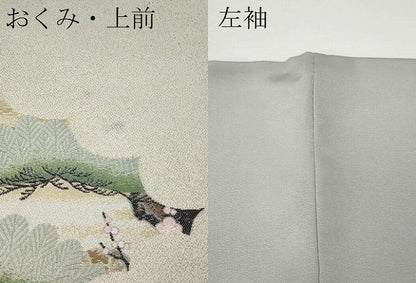 平和屋着物●豪華色留袖　寿光織　吉祥伝承図　金糸　さが美扱い　正絹　逸品　CABJ6583ut