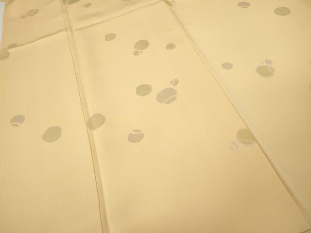 平和屋着物●上質な小紋　丸文　銀彩　正絹　逸品　CABJ6587ut
