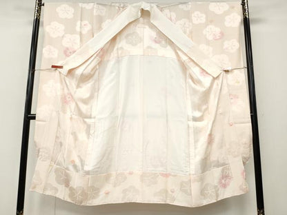 平和屋着物●豪華振袖・長襦袢セット　友禅　作家物　鴛鴦花文　正絹　逸品　CABJ6589ut