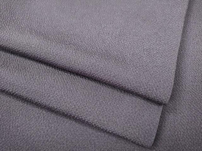 平和屋着物●上質な色無地　浅紫色　鬼しぼ縮緬　ロング丈　正絹　逸品　CABJ6594ut