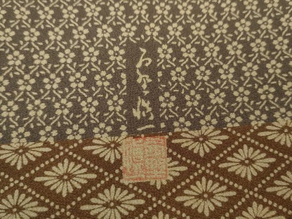 平和屋着物●訪問着　作家物　色紙重ね吉祥花文　伊勢丹扱い　正絹　逸品　CABJ6596ut