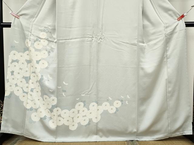 平和屋着物●訪問着　舞菊文　正絹　逸品　CABJ6598ut