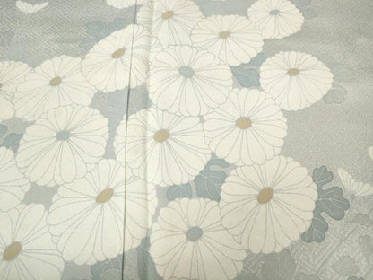 平和屋着物●訪問着　舞菊文　正絹　逸品　CABJ6598ut