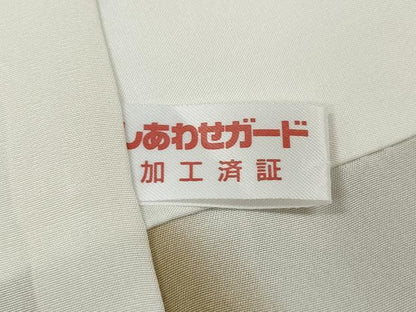 平和屋着物●訪問着　結城紬　手描き　瓢箪　金彩　証紙付き　正絹　逸品　CABJ6605ut