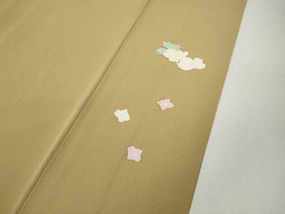 平和屋着物●訪問着　舞花文　暈し染め　ますいわ屋扱い　正絹　逸品　CABJ6614ut