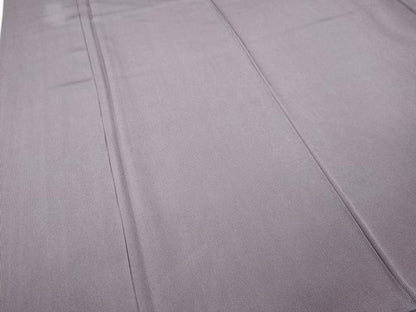 平和屋着物●江戸小紋　万筋　古代紫色×薄鼠色　正絹　逸品　CABJ6617ut