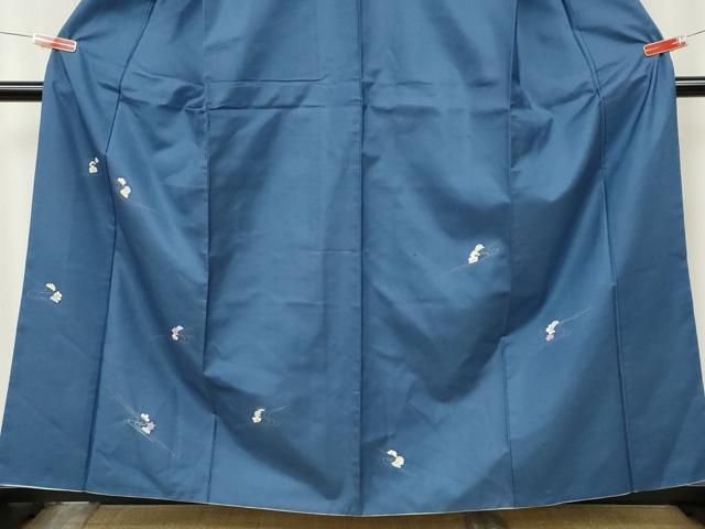 平和屋着物●訪問着　本場大島紬　流水雪輪花文　正絹　逸品　CABJ6619ut